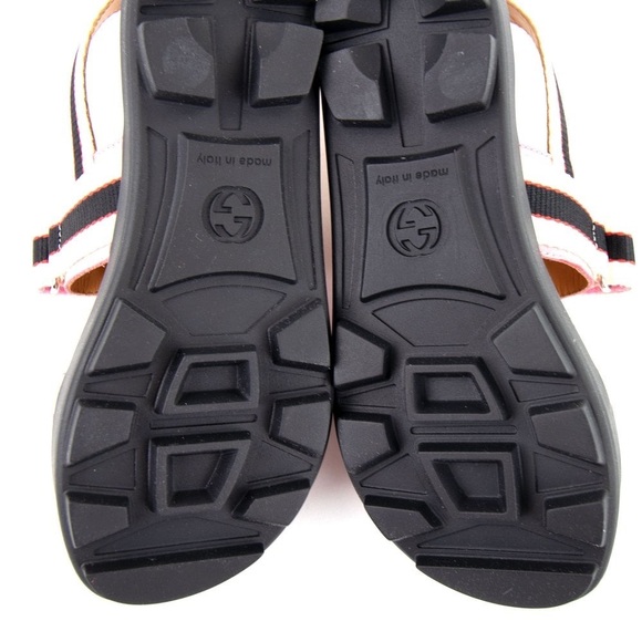 Gucci Kids Logo Stripe Chunky Sandal - PINK - IT 20 (US Infant 4) - NWT - Picture 3 of 5